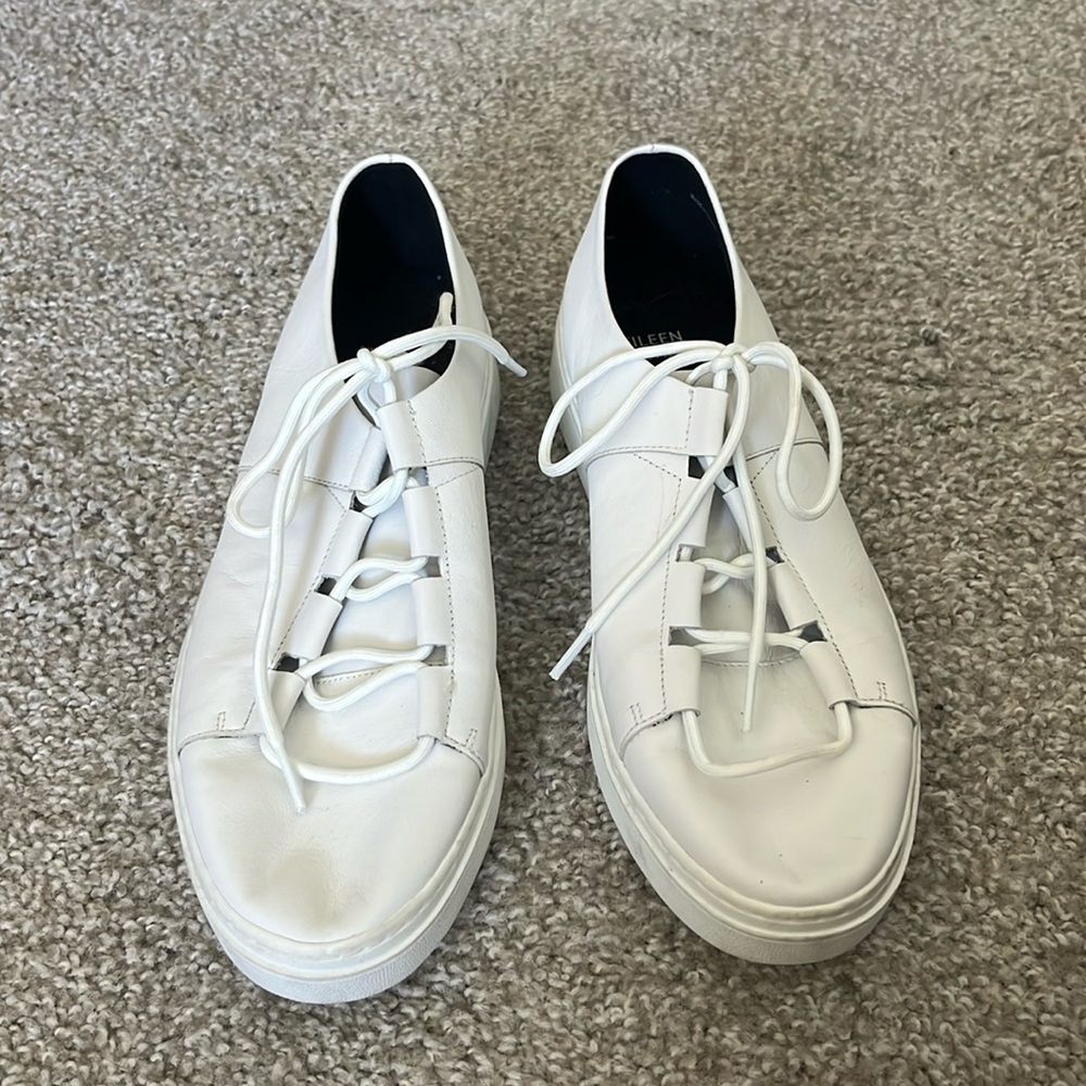 Eileen Fisher Comfy White Sneakers